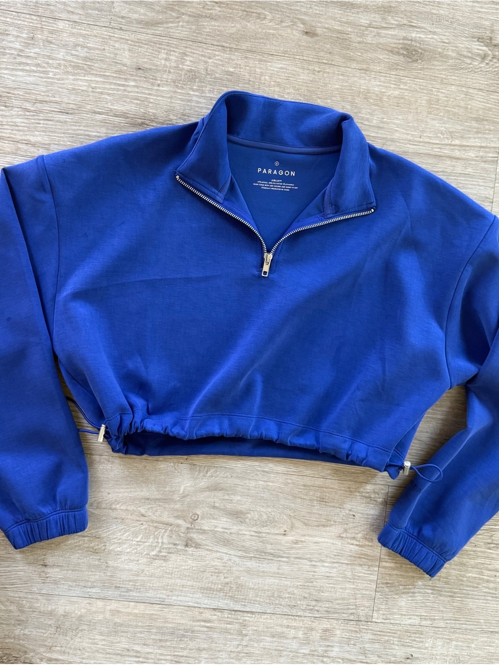 PARAGON AirLux Half Zip Cropped Sweatshirt in Infinity, S